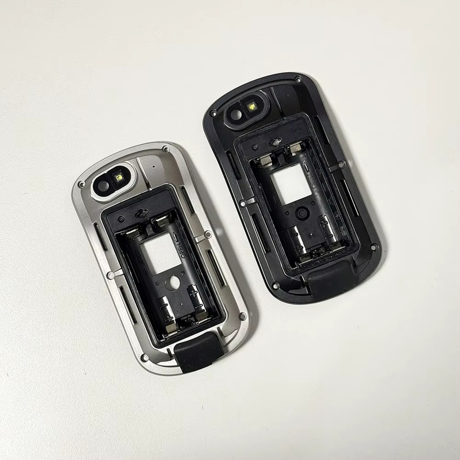 Garmin Oregon 650 650T Mittelrahmen Rückabdeckung Gehäuse Schale in Silber Ersatzteil - Bild 2
