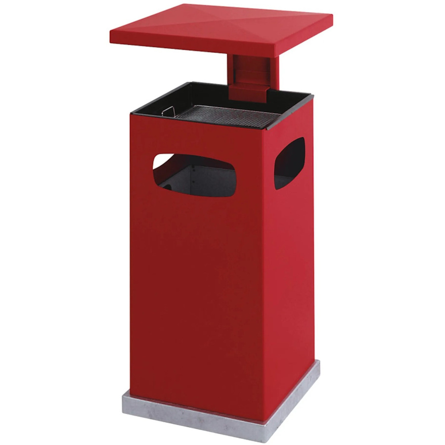 PROREGAL Metall Kombischrank mit abnehmbarem Dach in Rot, H x B x T: 95,5 x 50 x 50 cm - Bild 2