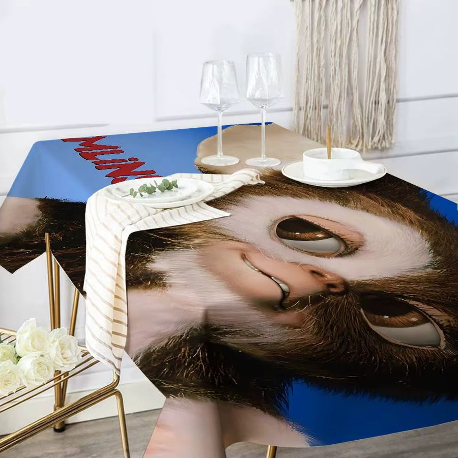 Potdemiel Tischdecke G-Gremlins Film Motiv Multicolor für Küche, Esstisch oder Picknick - Bild 3
