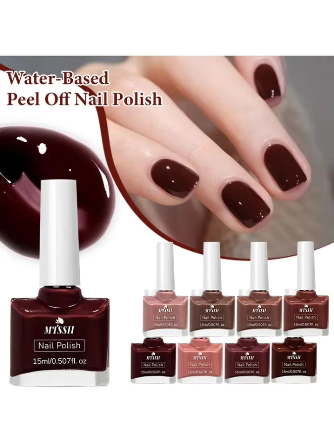 Mtssii Nagellack Set auf Wasserbasis, 8 x 15 ml, glänzend, Unisex - Bild 7