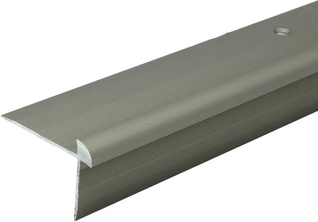 Döllken Winkel-Abschlussprofil LVT aus Aluminium in Silber, B/H/T: 20 mm x 5,5 mm x 1000 mm - Bild 1