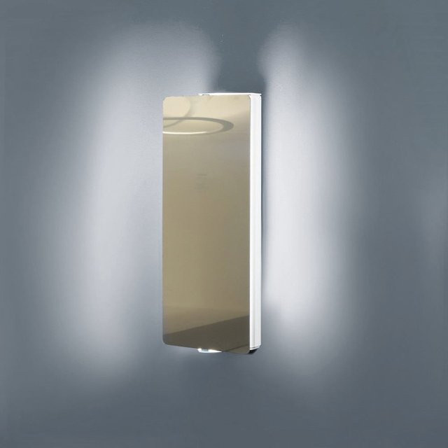 Nemo Lighting Applique à Volet Pivotant Double R7s Wandleuchte mit Spiegel in Silber und Weiß aus Metall - Bild 1