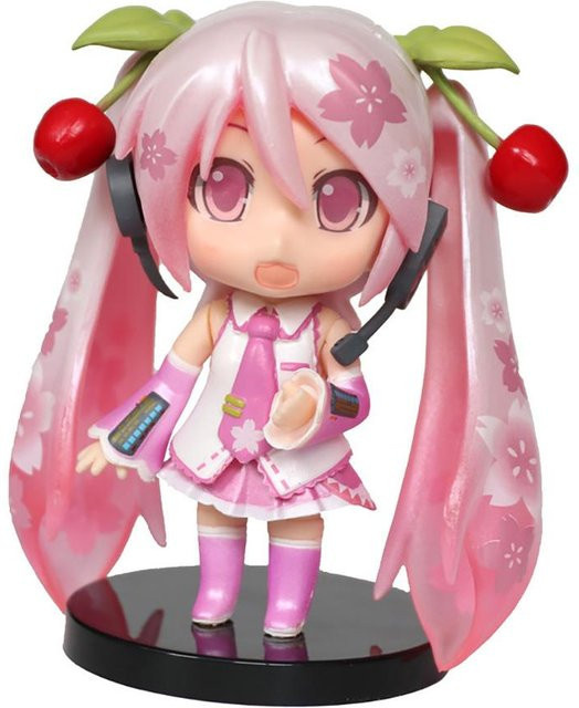 Hatsune Miku Anime Figur von Discover Intime in Rosa und Grün aus PVC als Tischdekoration - Bild 1
