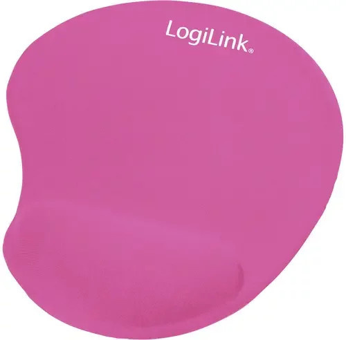 LogiLink ID0027P Ergonomisches Mauspad mit Handballenauflage in Pink - Bild 1