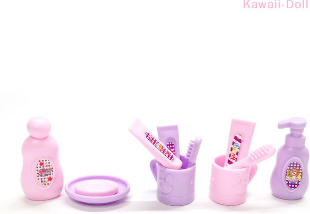 DIAPER&CORED Badezimmerzubehör, 13-teiliges Set, Kunststoff - Bild 1