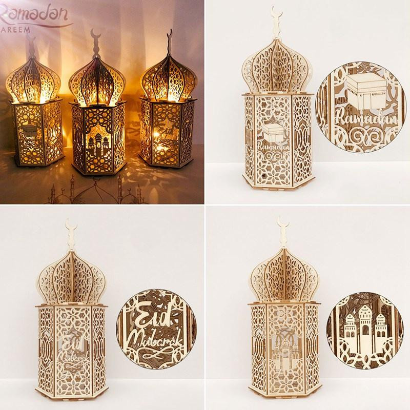WBL LED Holz DIY Bastelset Muslimisches Licht zur Ramadan Dekoration - Bild 2