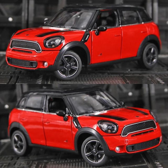 Linyi toy car Mini Cooper S Countryman, Automodell, 1:24, Metall, ab 14 Jahren - Bild 1