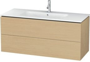 Duravit L-Cube Waschtischunterschrank wandhängend in Beige, B: 122 cm, T: 55 cm, H: 48,1 cm - Bild 1