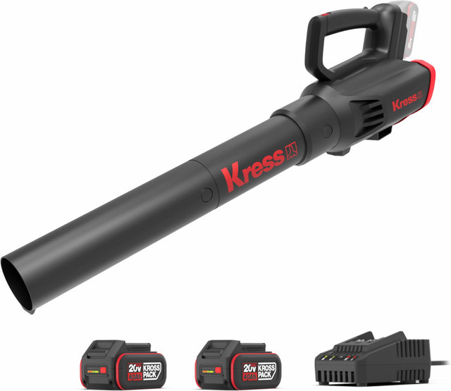 Einhell Akku-Laubbläser KG541 20 V Komplettset mit 2 x 40 Ah Akkus und 2 A Ladegerät - Bild 1