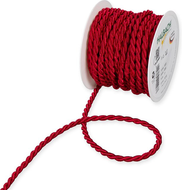 Halbach Kordel Rot 6 mm 4 m - Bild 1