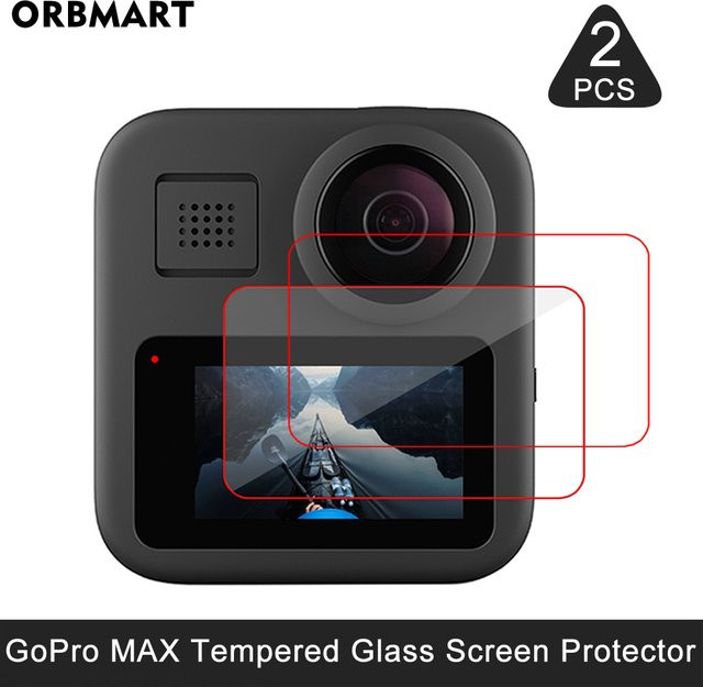 Gehärtete Displayschutzfolie aus Glas für GoPro MAX und GoPro MAX 2 in Transparent - Bild 1