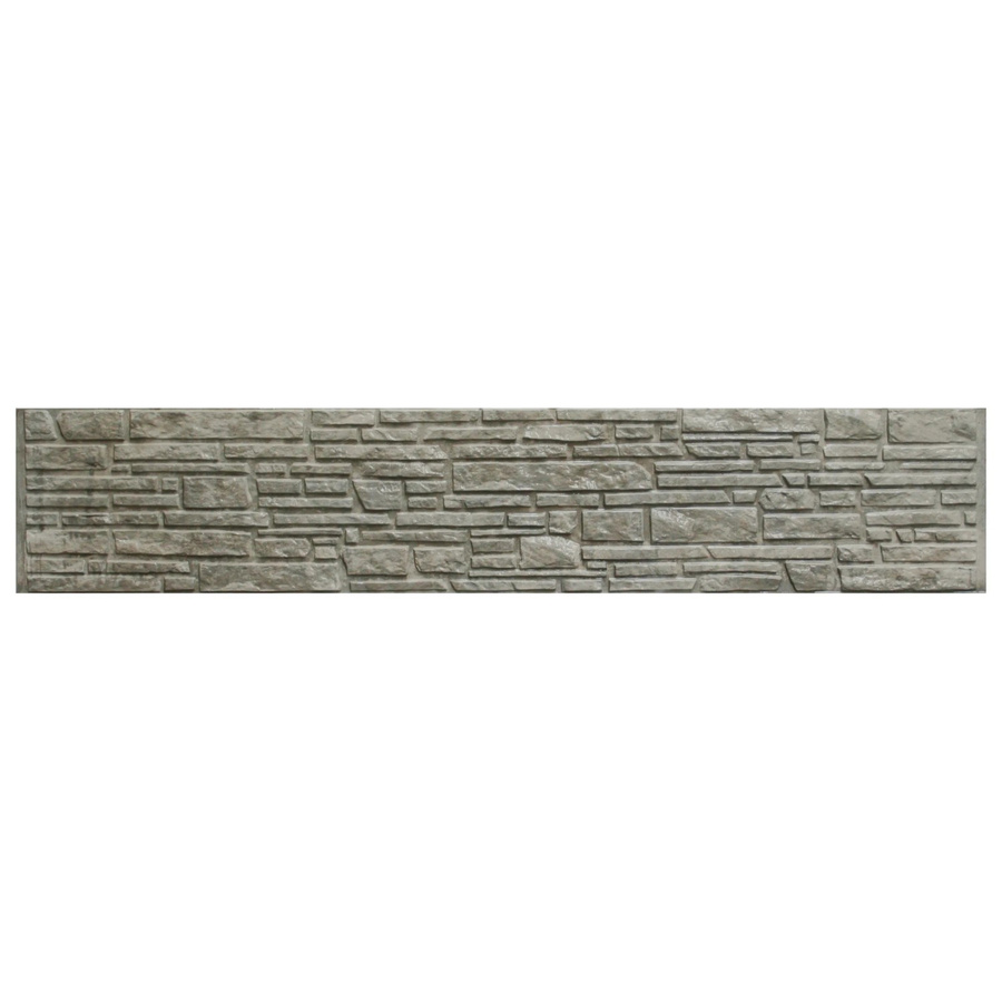 Beckers Betonzaun-Platte Montana in Betongrau, B/H/T: 38,5 x 200 x 3 cm - Bild 2