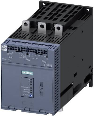 Siemens Sanftstarter 3RW5055-2AB14 in Grau, Motorleistung 75kW bei 400V und 37kW bei 230V, Nennstrom 143A - Bild 1