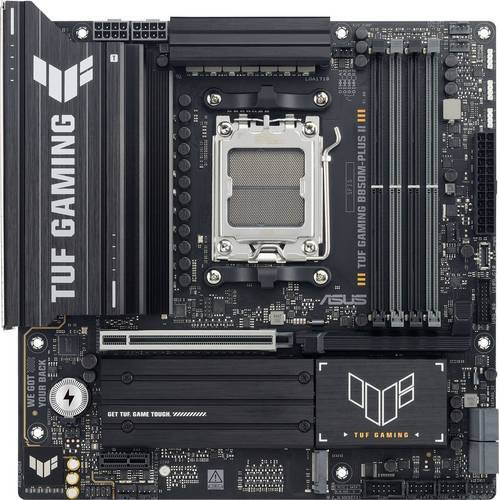 Asus TUF GAMING B850M-PLUS II Mainboard AMD AM5 Micro-ATX Chipsatz B850 Schwarz - Bild 1