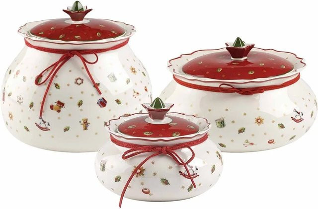 Villeroy & Boch Toy's Delight Dosen-Set 3-teilig aus Keramik, Mehrfarbig - Bild 1