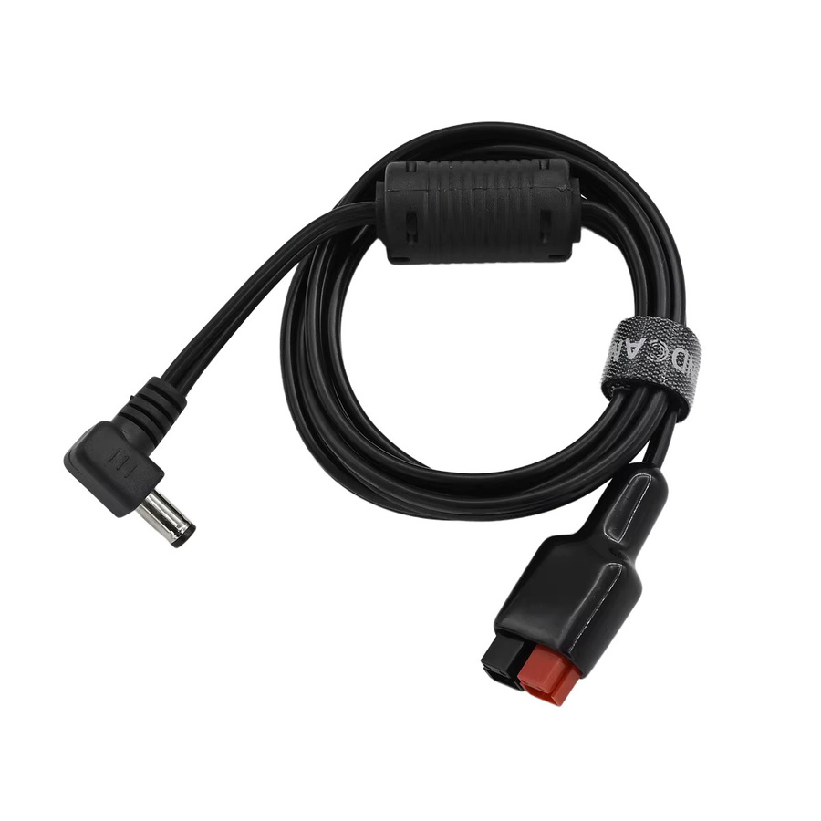 Jianpai AP Power Pole Kabel AWG18 mit Ferritkernkopf und Anderson-Stecker für ICOM IC-705/IC705 QRP Radio DC Zubehörkabel, Schwarz - Bild 3