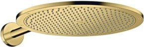 Hansgrohe Axor Kopfbrause Rund in Gold mit Arm, Durchmesser: 35 cm, Farbe: Gold - Bild 1