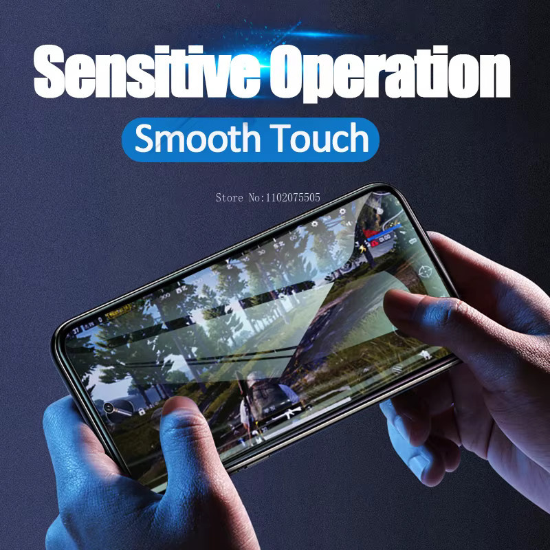 4er-Pack Displayschutzfolie aus gehärtetem Glas für Samsung Galaxy A10, A20s, A30, A30s, A50, A70, A51, A71, A21s, A31, A41, A01, A11 in Transparent - Bild 3