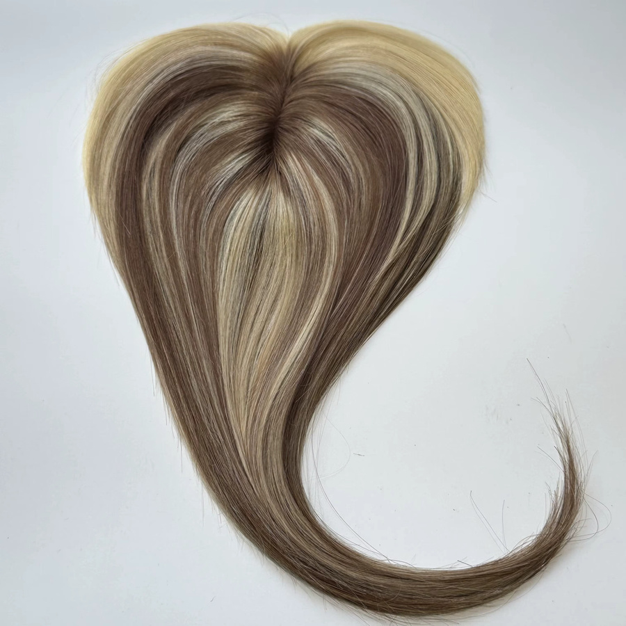Umar Echthaar-Topper mit Pony, blond, glatt, Damen - Bild 6