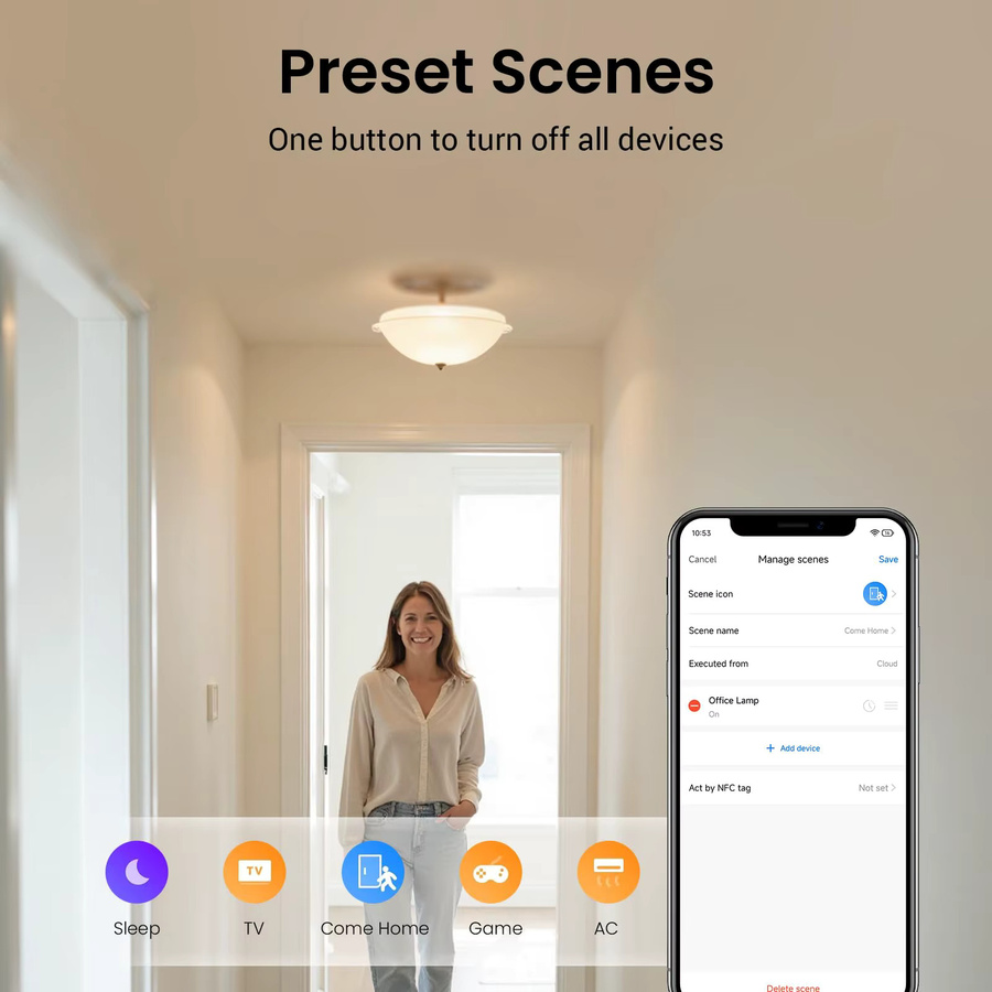 Broadlink RM5 Plus Universal-Infrarot-Fernbedienung in Weiß mit WiFi und Sprachsteuerung für Smart Home, kompatibel mit Alexa und Google Assistant - Bild 4