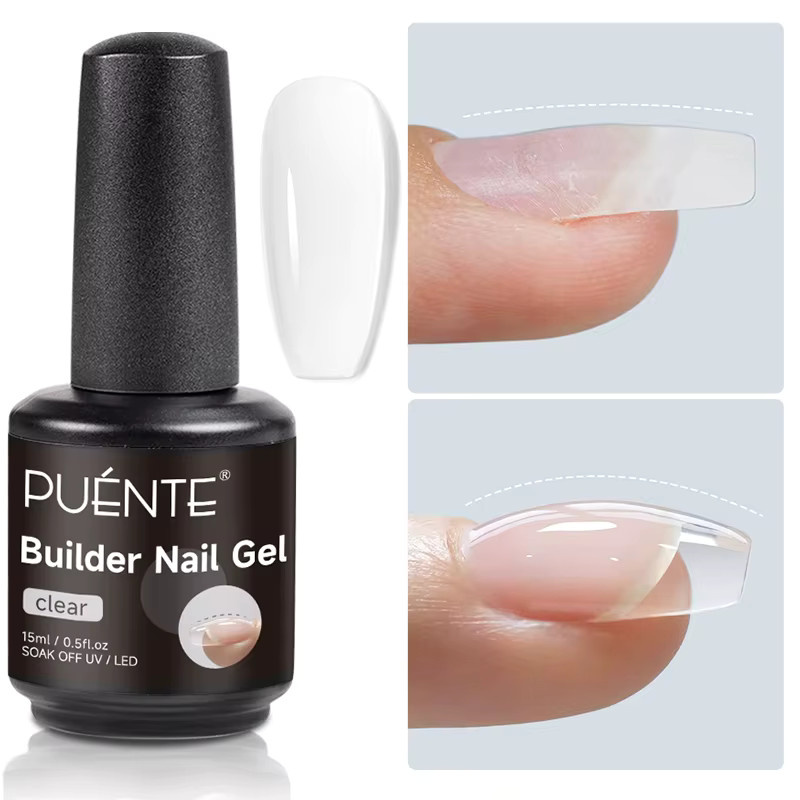 PUENTE Builder Nagelgel, Transparent, 15 ml - Bild 2
