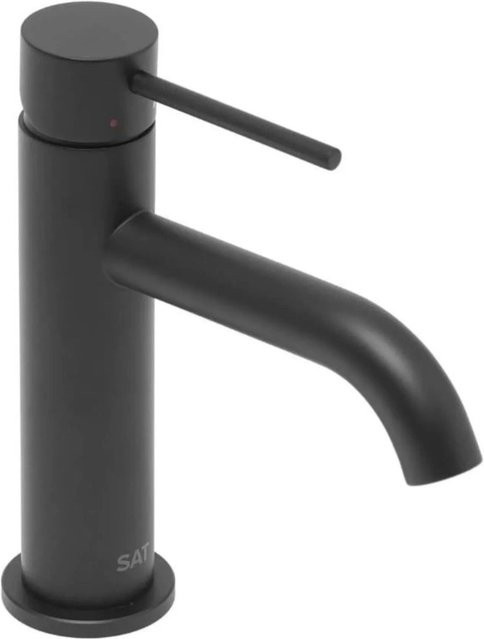 Swiss Aqua Technologies Waschtischarmatur Einhebelmischer aus Edelstahl in Schwarz Matt - Bild 1