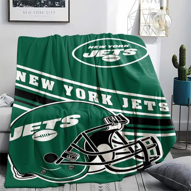 New York Jets Flanellendecke von Dear YuZong in Grün, B/B: 130 x 150 cm - Bild 1