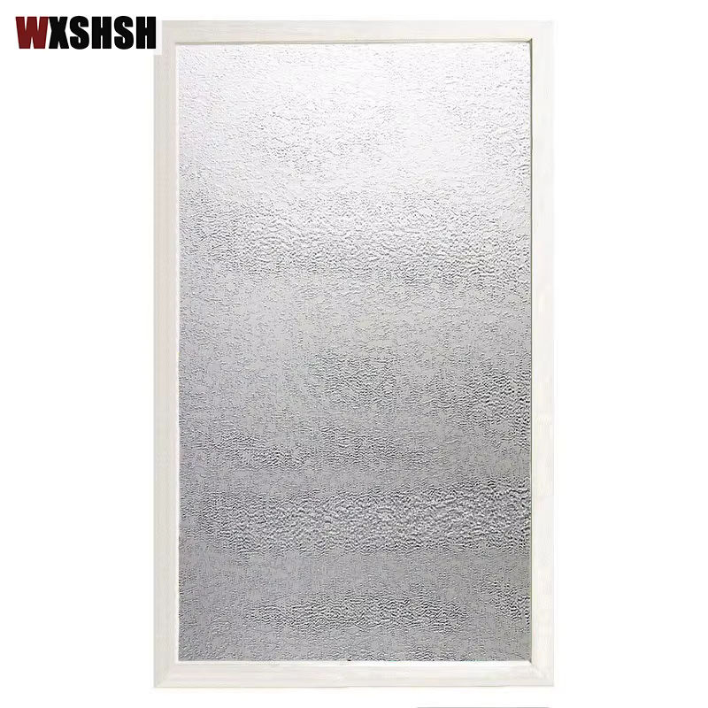 WXSHSH Regenfensterfolie mit Retro-Glasdesign aus Vinyl, statisch haftender Sichtschutz, UV-beständig und wiederverwendbar, transparent, B: 100,0 cm, H: 35,0 cm, T: 35,0 cm - Bild 2