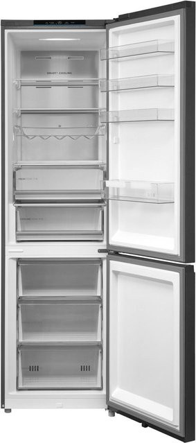 Midea MDRB541EIA45 Kühl-Gefrierkombination in Dark Inox mit No-Frost, WiFi und App-Steuerung - Bild 1