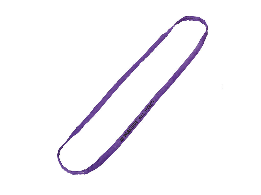 Parkside Hebeschlinge 4er Set in Purple mit 2m Länge und Tragkraft bis zu 2000kg - Bild 3