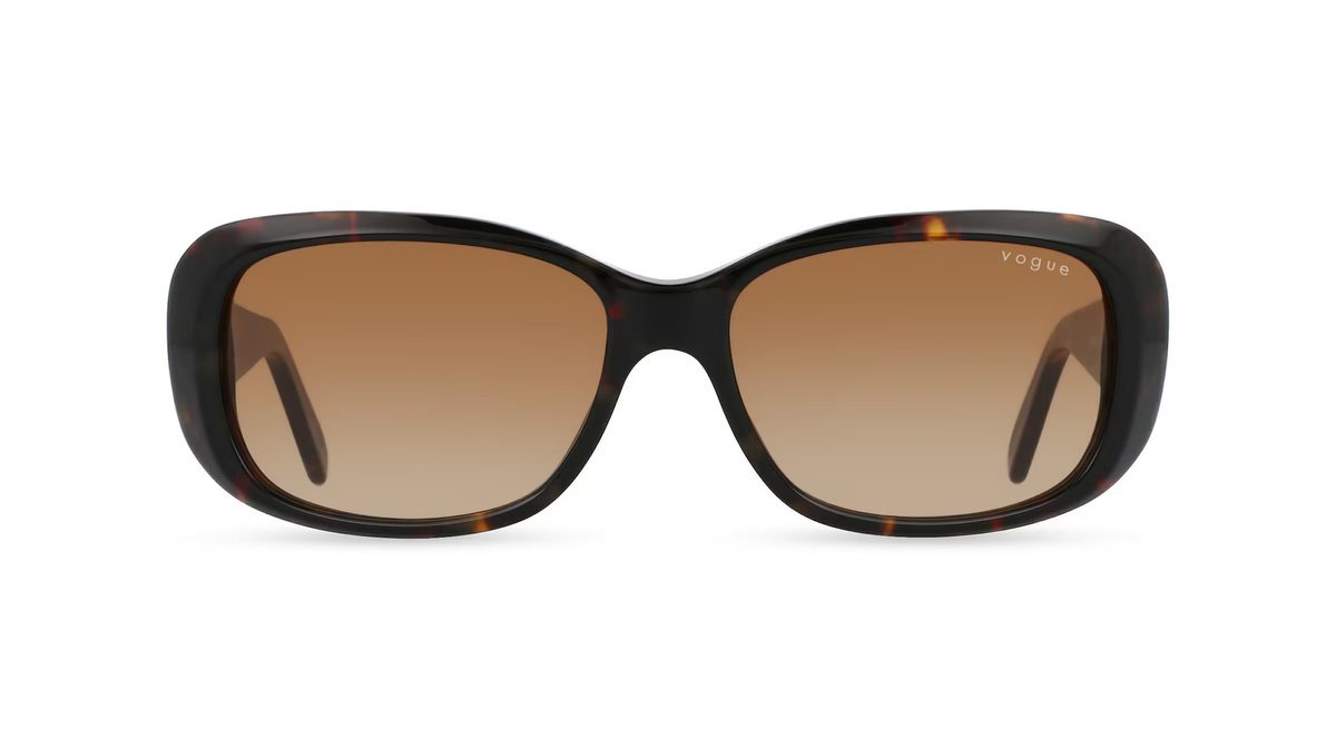 Vogue VO2606S Sonnenbrille Damen, Vollrand, Quadratisch, Kunststoff, braun - Bild 1