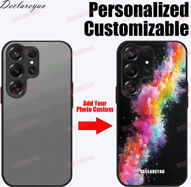 Personalisierte DIY Handyhülle für Samsung Galaxy A01 A02 A03 A04 A10 Serie in Schwarz - Bild 1