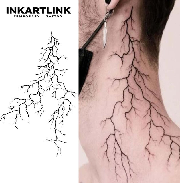 INKARTLINK Temporäres Tattoo, wasserfest, semi-permanent, hält bis 15 Tage - Bild 1