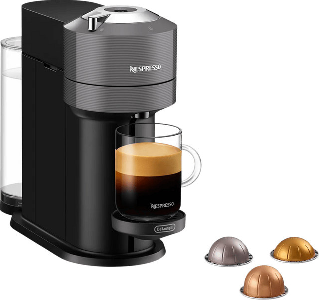 De'Longhi Nespresso Vertuo Next ENV120.GY Kapselautomat in Dunkelgrau mit Bluetooth, WiFi und App-Steuerung - Bild 1