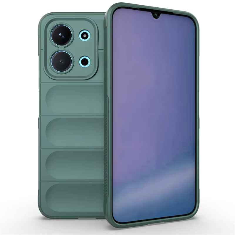 Stoßfeste Silikon TPU Schutzhülle für Xiaomi Poco C85 in Rot - Bild 3