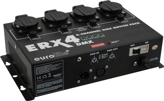 Eurolite ERX-4 DMX Switchpack in Schwarz - Bild 1