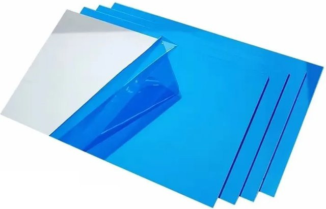 Quadratischer optischer Spiegel mit reflektierender Oberfläche für Laser-Instrumente und DIY-Projektoren, B/B/H: 15,6 x 10,2 cm - Bild 1