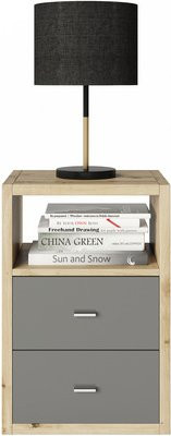 PHOENIX Raumteiler-Regal Fortuna mit Schubladencontainer, beige, B/H/T: 58 x 39,2 x 34 cm - Bild 1