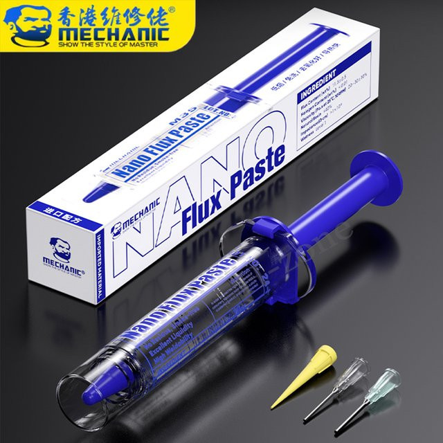 Mechaniker M35 Nano Flussmittel Paste für Handy Motherboard Reparatur mit 3 Nadeln, 10 ml - Bild 1