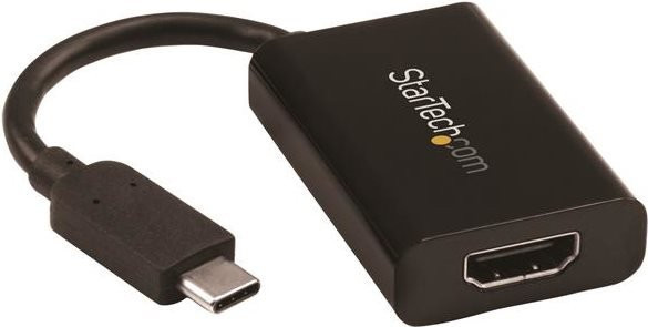 StarTech.com USB-C auf HDMI Adapter mit USB-Stromversorgung, 4K 60Hz Videoadapter in Schwarz (CDP2HDUCP) - Bild 1