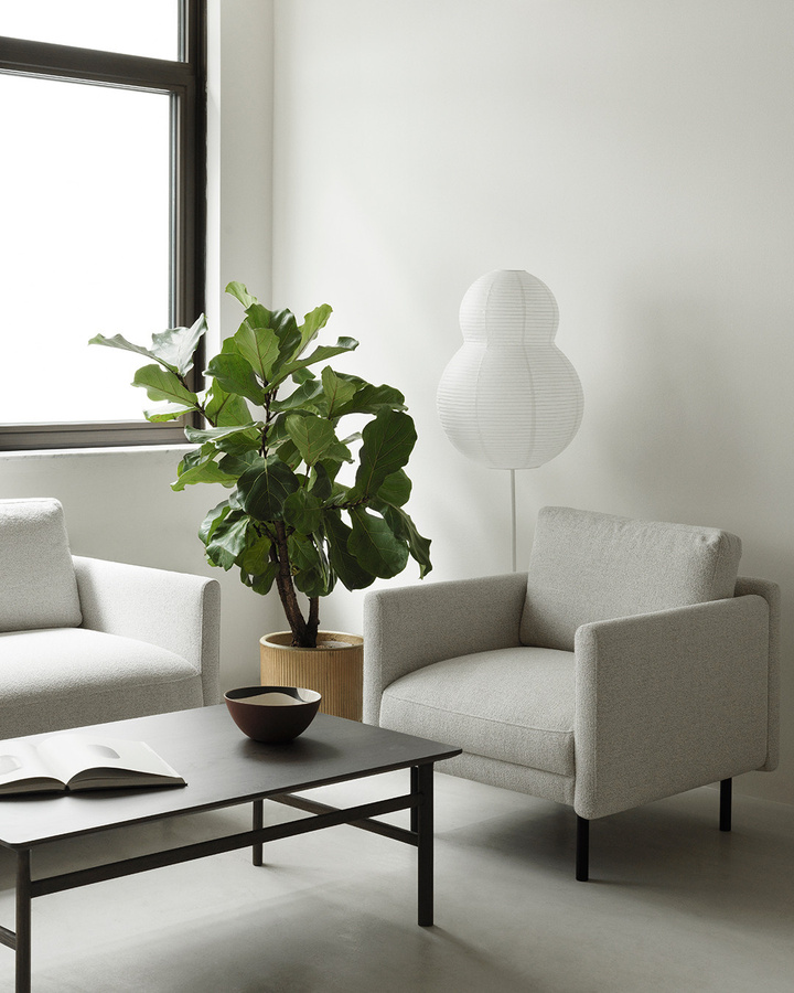 Normann Copenhagen Rar 2 Sitzer Sofa in Weiß mit Armlehnen und minimalistischem Design - Bild 3