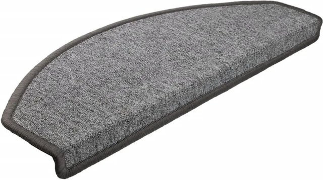 vidaXL Treppenmatten 15 Stück, Dunkelgrau, rutschfest und schalldämmend, B/T/H: 65 x 24 x 4 cm - Bild 1