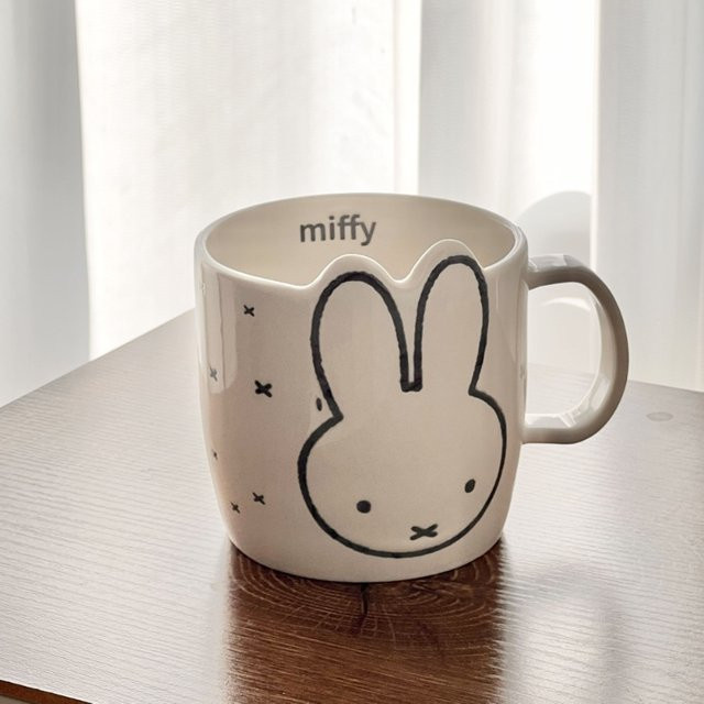 Miffy Keramiktasse Hasenkopf in Weiß für Erwachsene - Bild 1