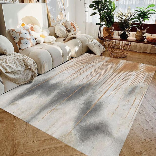 Moderner abstrakter Teppich von JMG Household Supplies, rutschfest und schmutzabweisend, mehrfarbig, B/T: 60 x 40 cm - Bild 1