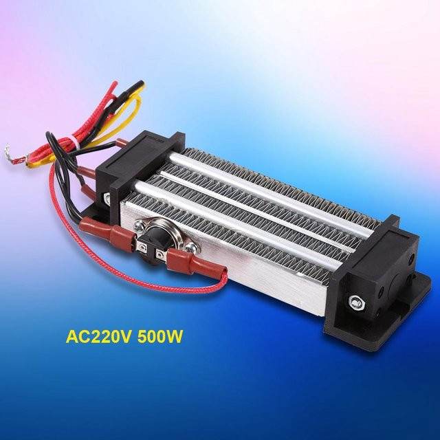 CosyHome Elektrisches Keramik PTC Heizelement, 500W, 220V, Schwarz - Bild 1