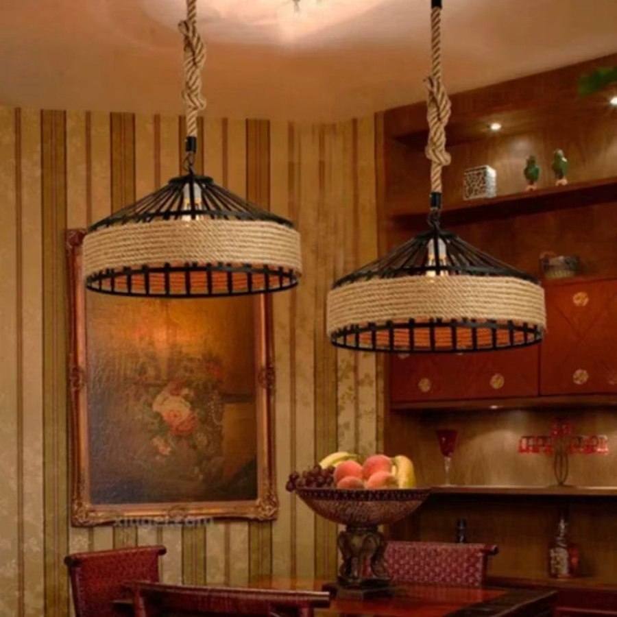 JOYINLED Nordic Vintage Kronleuchter im Industrial Design aus Metall in Schwarz für Küche, Esszimmer oder Bar - Bild 5