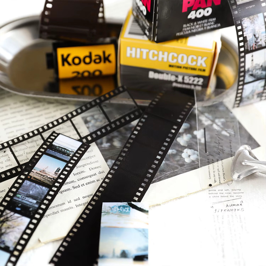 Retro-Film Washi Tape mit Kamera-Filmstreifen-Muster für dein Scrapbooking und DIY-Handwerk - Bild 2