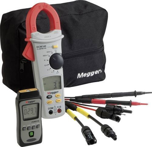 Megger PVK330 Photovoltaik-Multimeter digitale Stromzange CAT III 600V multicolor - Bild 1