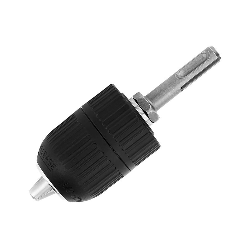 Kkmoon Keyless Drehmaschine Bohrfutter Konverter aus Kunststoff mit SDS Adapter, 2-13mm, Schwarz - Bild 2