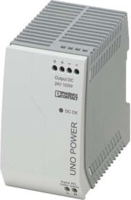 Phoenix Contact Stromversorgung UNO-PS/1AC/24DC/100W, grau, B/H/T: 55 x 90 x 84 mm - Bild 1